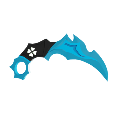 Cyan Karambit