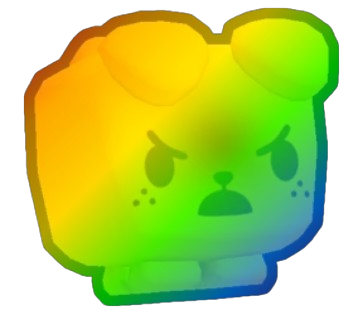 Emoji Dog (Rainbow, Shiny)
