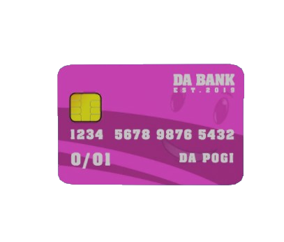 Credit Card Pink